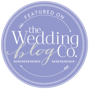 featued on The Wedding Blog Co.