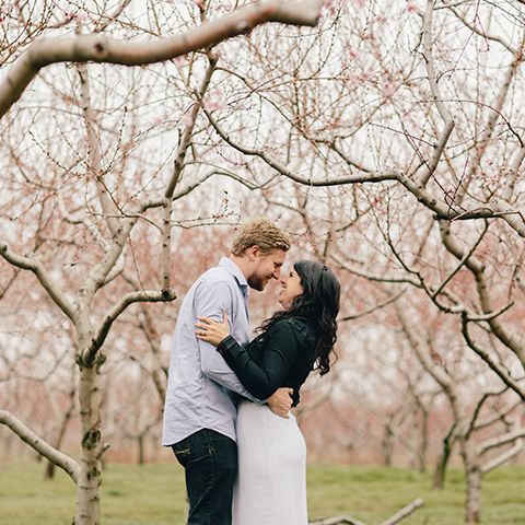 Calvin & Kelly Engaged! Balls Falls Spring Engagement Photography